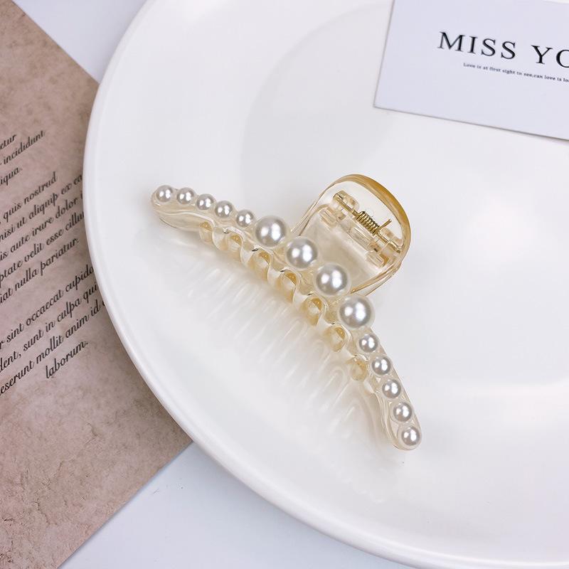 Pearl hairpin headdress Headwear